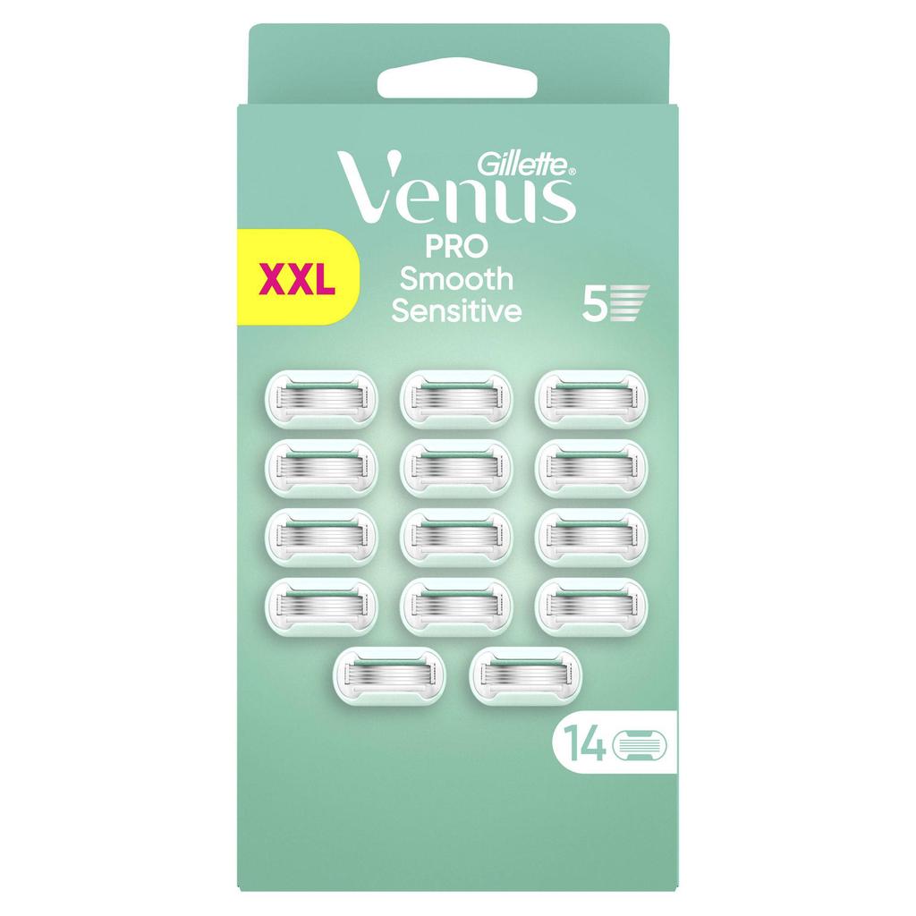 Gillette Venus Pro Smooth sensitive scheermesjes - 14 stuks