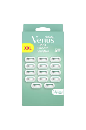 Pro Smooth sensitive scheermesjes - 14 stuks