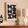 NOUS Living houten schilderij Stella 40x60 cm - zand/zwart