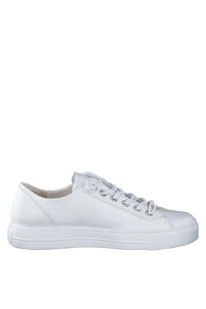 leren sneakers wit