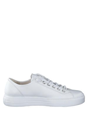 leren sneakers wit