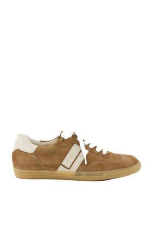 suède sneakers cognac/ecru