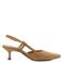 Paul Green suède slingback pumps cognac