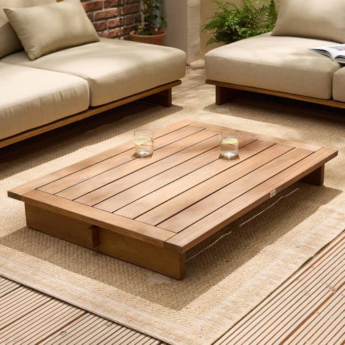NOUS Garden salontafel Sintra (110x80x15 cm) – naturel/beige