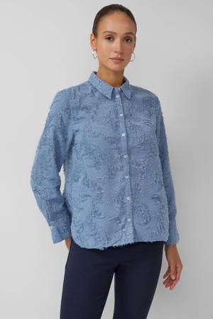 blouse blauw
