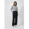 s.Oliver BLACK LABEL relaxed high waist broek donkerblauw