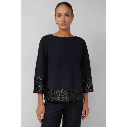s.Oliver BLACK LABEL top zwart afbeelding