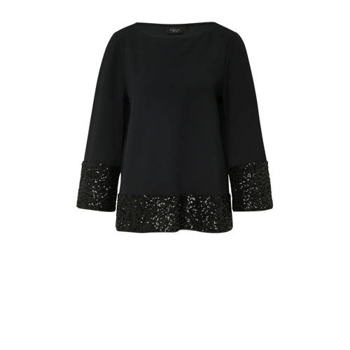 s.Oliver BLACK LABEL top zwart afbeelding