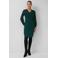 s.Oliver BLACK LABEL midi jurk petrol