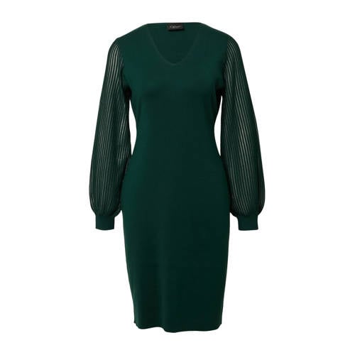 s.Oliver BLACK LABEL midi jurk petrol afbeelding