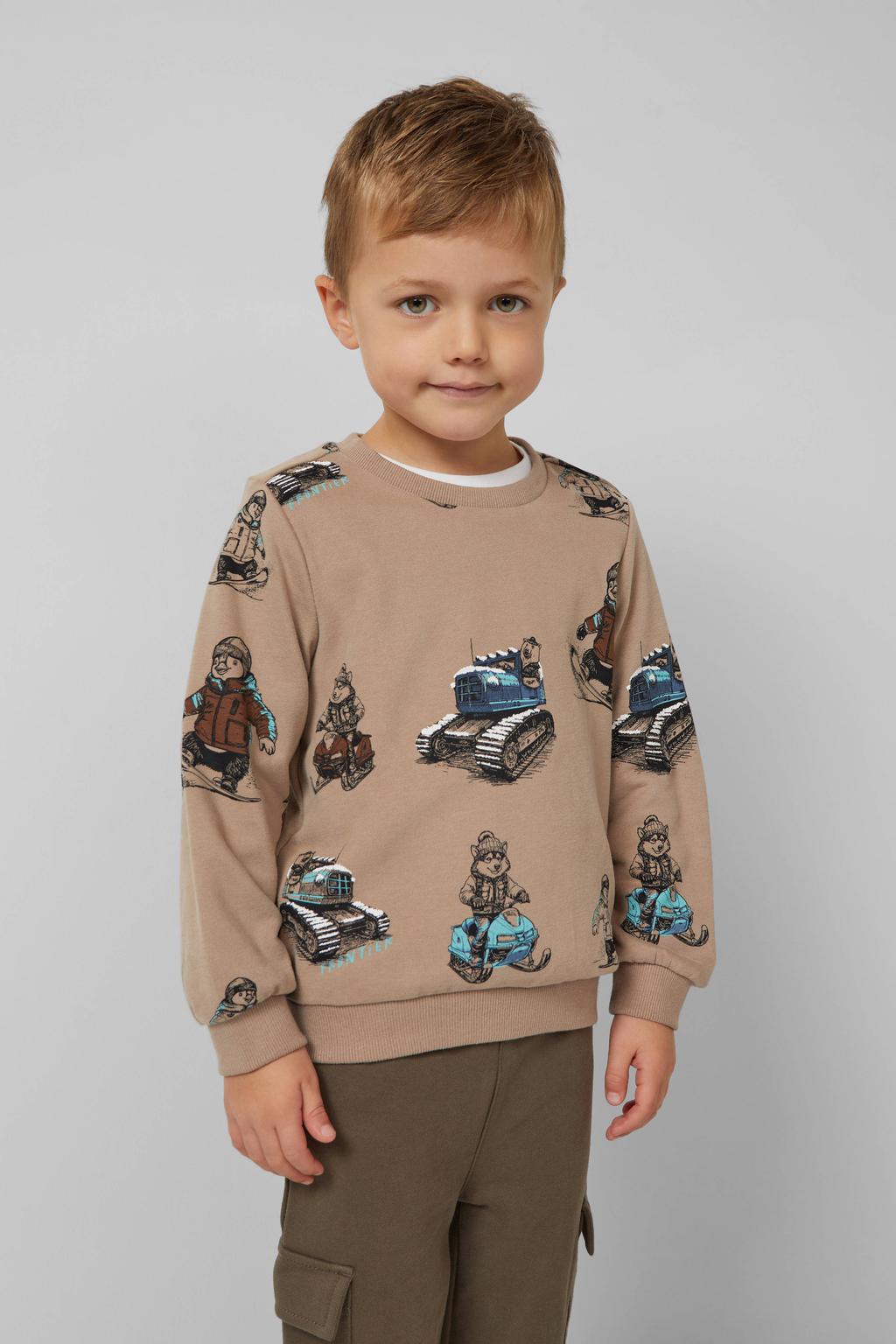 s.Oliver sweater lichtbruin