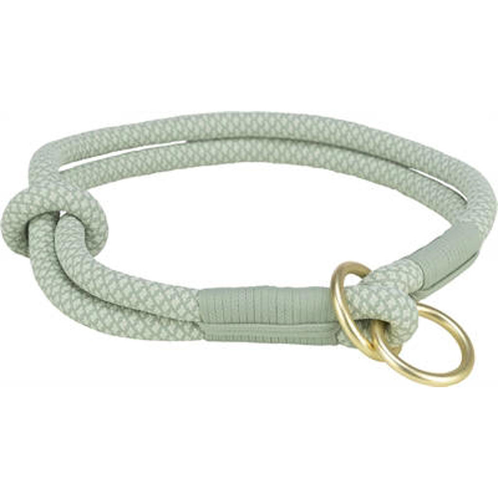 Trixie Halsband Hond Soft Half-Slip Saliegroen/Mint 55X1 cm