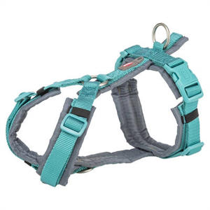 Hondentuig Premium Trekking Aqua/Grafiet Grijs 44-53X2 cm