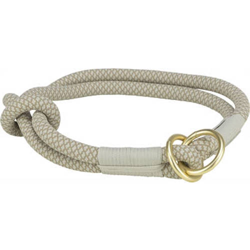 Trixie Halsband Hond Soft Half-Slip - Grijs/Lichtgrijs (50X1 cm) afbeelding