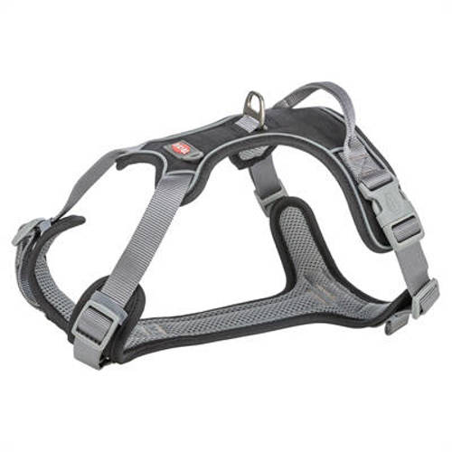 Trixie Hondentuig Premium Active Zwart 60-75X2,5 cm afbeelding