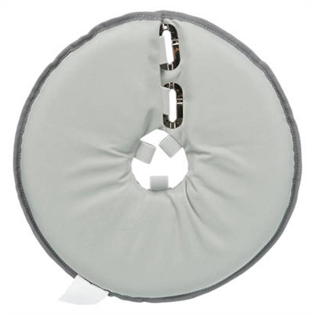 Trixie Beschermkraag Polyester / Schuimstof Grijs S 30-34 cm x 19,5 cm