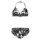 SuperRebel triangel bikini Isla wit/zwart