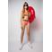 SuperRebel crop bikini Carmel rood