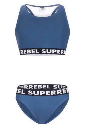 crop bikini Carmel donkerblauw
