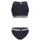 SuperRebel crop bikini Carmel zwart