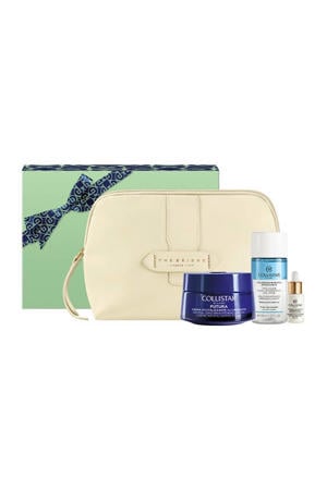 Set - Futura Revitalizing Britghtening Cream 50 ml + Two-Phase Make-Up Removing Solution 35 ml + Protective Drops SPF50 5 ml + Pouch