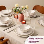 thumbnail: Cookinglife Serviesset Cardida Off White 18-delig
