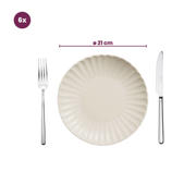 thumbnail: Cookinglife Serviesset Cardida Off White 18-delig