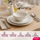 Cookinglife Serviesset Cardida Off White 18-delig