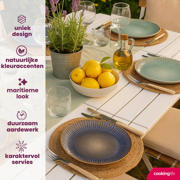 thumbnail: Cookinglife Ontbijtborden / Dessertborden Aqua Maris ø 21 cm - 6 Stuks