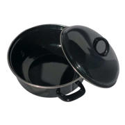 thumbnail: Cookinglife Braadpan met deksel - Emaille - Cooking - ø 24 cm / 4 Liter - geëmailleerde anti-aanbaklaag