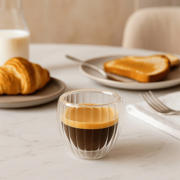 thumbnail: Cookinglife Dubbelwandige Espressoglazen Pumpkin 80 ml - 2 stuks