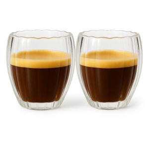 Dubbelwandige Espressoglazen Pumpkin 80 ml - 2 stuks