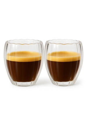 Dubbelwandige Espressoglazen Pumpkin 80 ml - 2 stuks