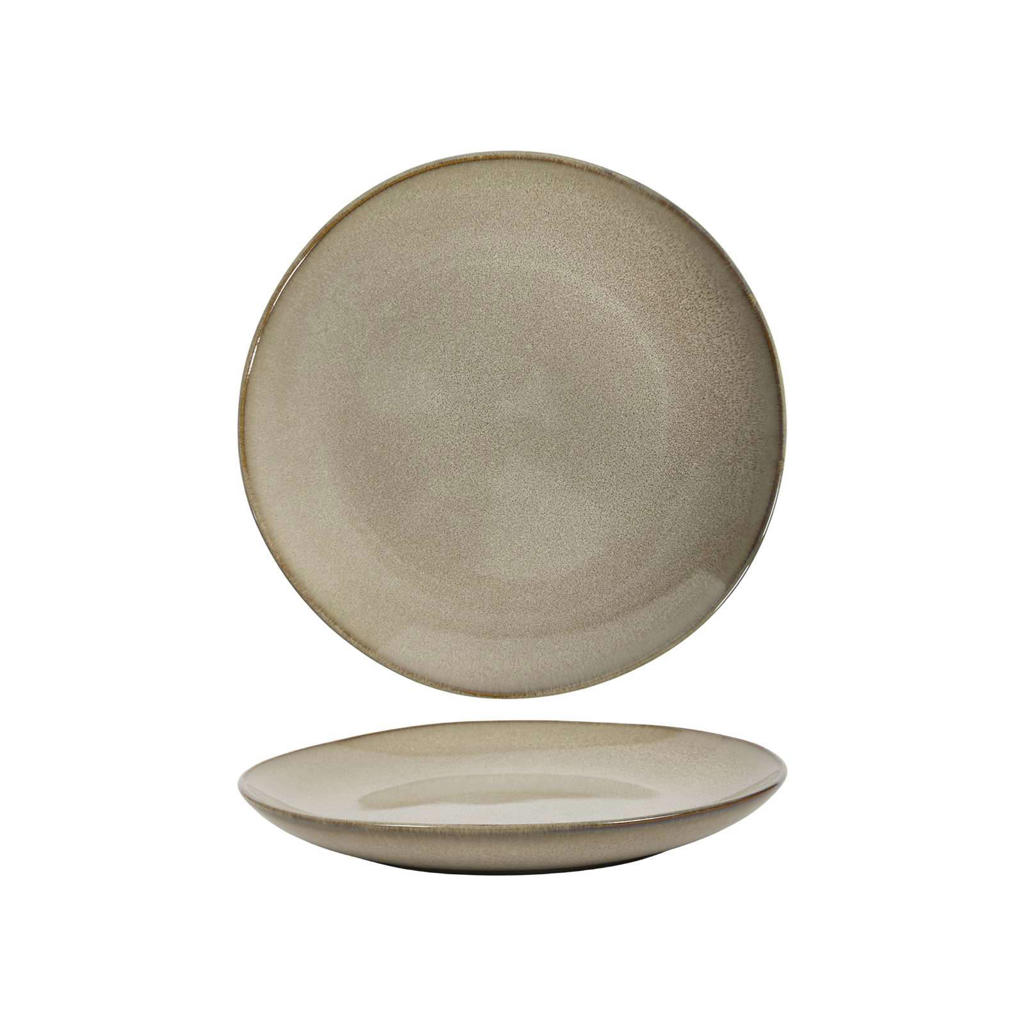 Cookinglife Ontbijtborden / Dessertborden Sabi Beige ø 21 cm - 6 Stuks