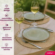 thumbnail: Cookinglife Ontbijtborden / Dessertborden Sabi Groen ø 21 cm - 6 Stuks