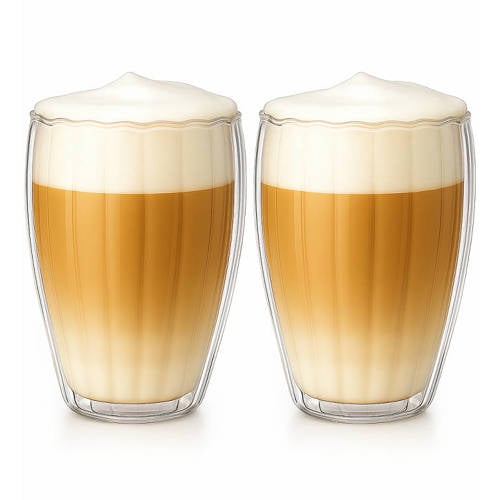 Cookinglife Barista Dubbelwandige Koffie- / theeglazen Pumpkin 300 ml - 2 stuks afbeelding