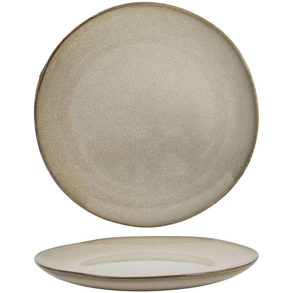Cookinglife Dinerborden Sabi Beige ø 26 cm - 6 Stuks