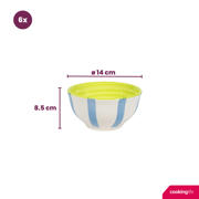 thumbnail: Cookinglife Soepkommen / Kommen Summer Vibes ø 14 cm - 6 stuks