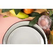 thumbnail: Cookinglife Serviesset Nola Warm Grey 18-delig / 6 personen - 6 dinerborden, 6 ontbijtborden en 6 kommen