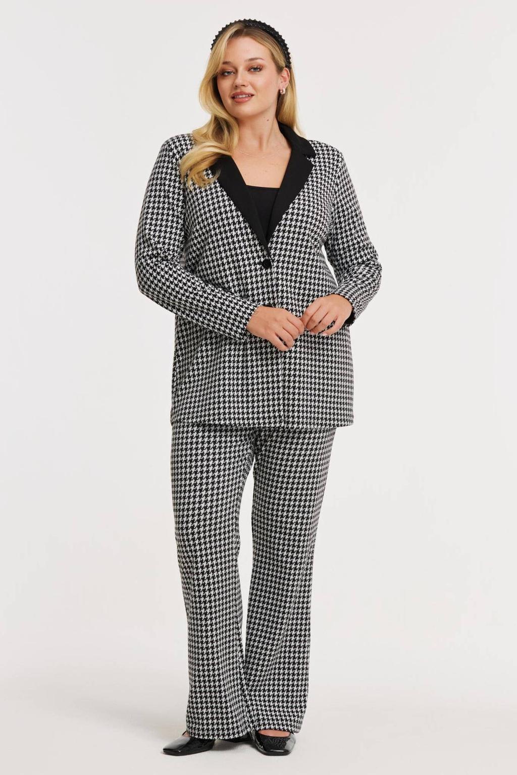 YOEK regular blazer zwart