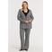 YOEK denim straight high waist broek zwart