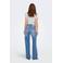 ONLY high waist wide leg jeans medium blue denim