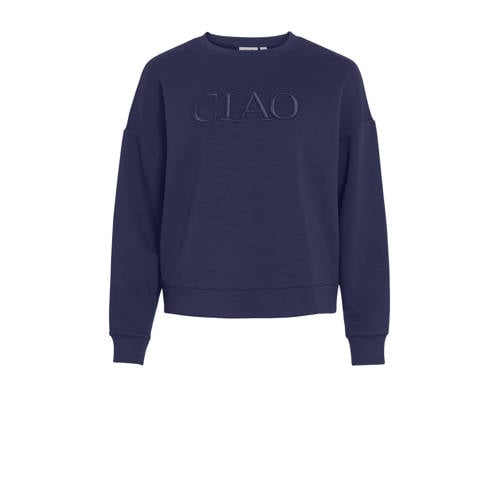 VILA sweater donkerblauw afbeelding