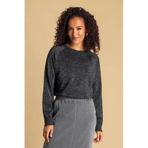 Ivy Beau pullover grijs met glitter afbeelding