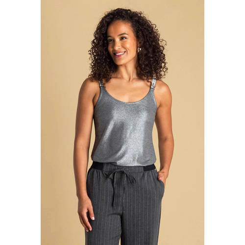 Ivy Beau mouwloze top zilver afbeelding