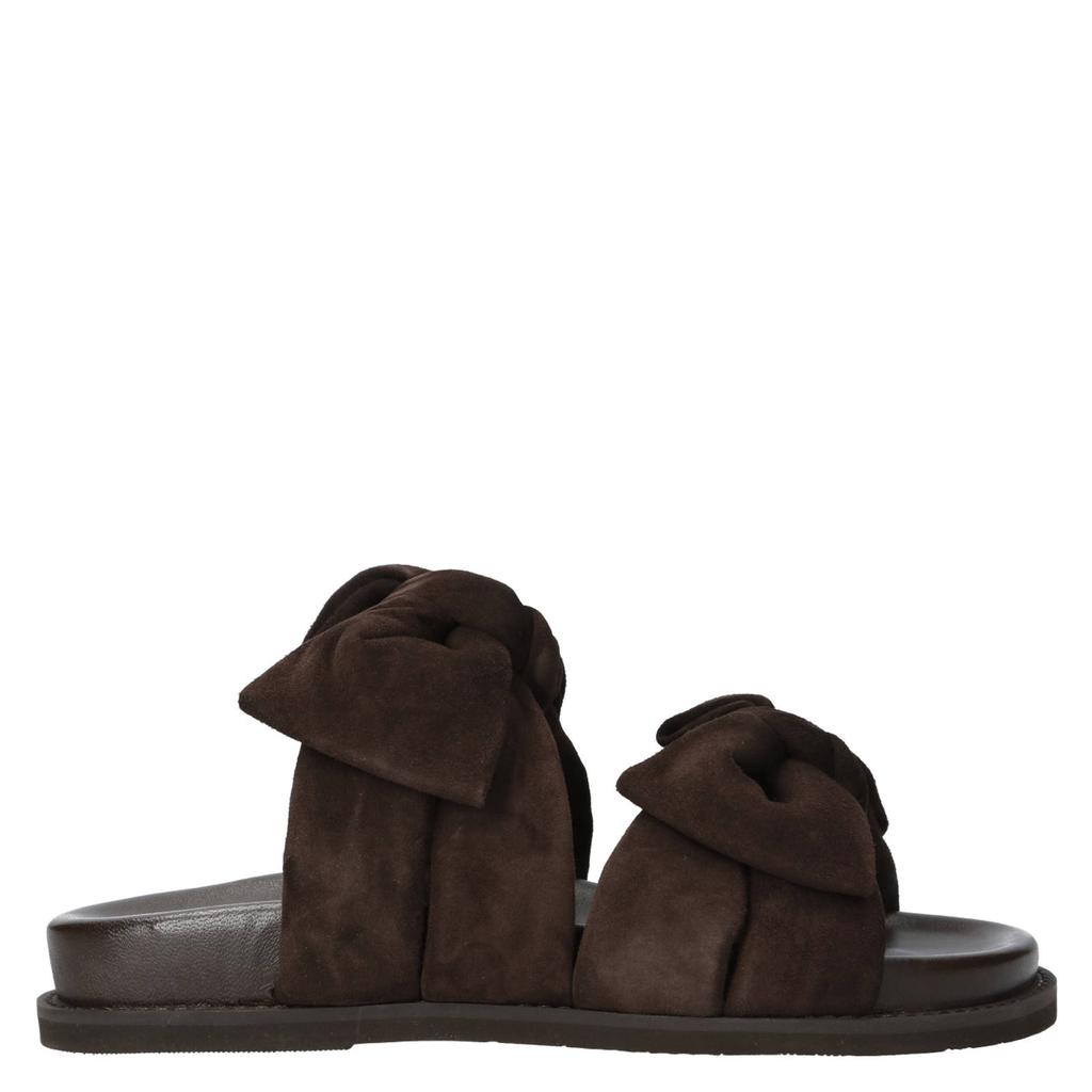 Donkerblauwe dames Copenhagen Shoes suède slippers