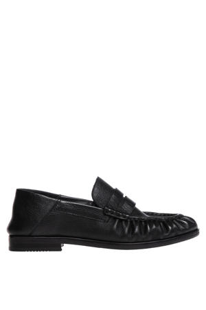leren loafers zwart