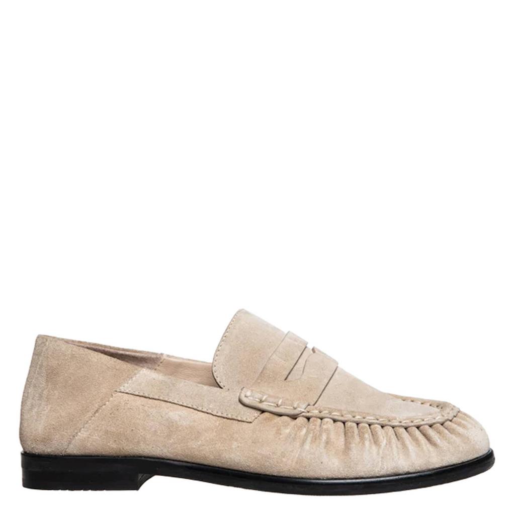 Beige dames Copenhagen Shoes Paris and Me S. suède loafers