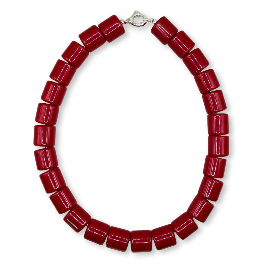 Bonnie Studios X Catwalk Junkie ketting Cherry Kiss rood
