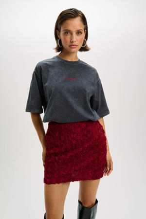 korte rok rood